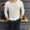 2017 người đàn ông mới của mùa thu áo sơ mi rỗng tính khí Slim dài tay áo len Người Anh giản dị thở mỏng t-shirt