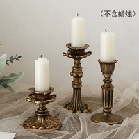 Набор из 3 моделей Retro Golden Candlestick