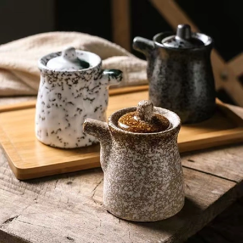 Японский стиль -соус -контейнер оливкового масла бутылка