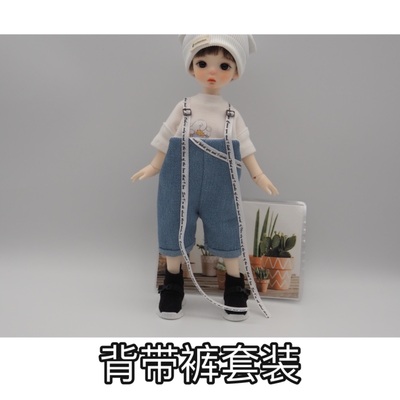 taobao agent Dai Bian -flat BJD baby clothing 6 -point back pants loose back trousers casual YOSD