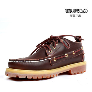 Japan and South Korea tide brand thick -bottomed sailing shoe handmade foreign trade leather shoes worker shoes inventory low -cost treatment casual leather shoe boat
