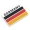 Cờ xe tiêu chuẩn kim loại Đức dán xe ô tô trang trí nhãn 3D stereo cá tính cờ nhãn dán tắc - Truy cập ô tô bên ngoài