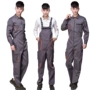 Mùa hè Xiêm Workwear Set Quần Dây Đeo của Nam Giới Tự Động Sửa Chữa Máy Sửa Chữa Máy Móc Kỹ Thuật Phụ Nữ Thở Lao Động Dịch Vụ Bảo Hiểm đồ nam