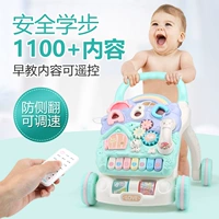 Baby Walker Cart Đa Chức Năng Rollover Walker Chàng Trai và Cô Gái 6-12 Tháng Bé Đồ Chơi Giáo Dục xe đẩy mây cho bé