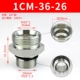 khớp nối bơm thủy lực Khớp chuyển tiếp thủy lực 45 # thép Yonghua 24 độ hình nón ferrule ED seal 1CB 1CM 1DB 1DM khớp nối ống dầu khop noi nhanh thuy luc