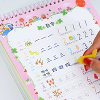 Детская цифровая каллиграфия для детского сада для начинающих для упражнений, именная наклейка, книга с картинками для письма, 3-6 лет