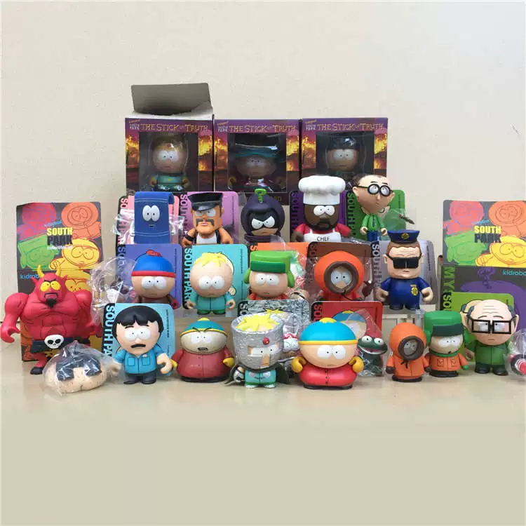 Виниловая фигурка (Kidrobot) Southern Park 1-го поколения — Paradise Park / Fatty Kenny, ПВХ 6–7 см