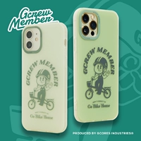 吉考斯工业 Apple, велосипед, мультяшный матовый iphone14, чехол для телефона, 14promax, 12plus, 13