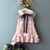 Летнее платье, юбка, летняя летняя одежда, кружевной наряд маленькой принцессы, коллекция 2021, в корейском стиле, в западном стиле