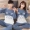 Bộ đồ ngủ đôi mùa thu và mùa đông Đồ ngủ dài tay nữ bằng vải cotton mỏng Bộ đồ ngủ nam phiên bản Hàn Quốc của bộ đồ dịch vụ gia đình cỡ lớn Xia Chunqiu