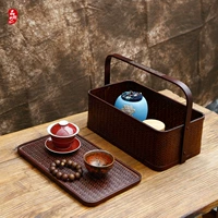 Чайный сервиз, система хранения для путешествий, японский ретро чай в пакетиках, корзина