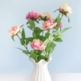 Mô phỏng hoa hồng bó hoa giả 绢 hoa khô hoa nhựa trong nhà phòng khách trang trí bàn trang trí trang trí chậu cây - Hoa nhân tạo / Cây / Trái cây lan giả hạc rừng