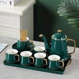 Чайный сервиз, комплект, глина, кофейный послеобеденный чай, заварочный чайник, европейский стиль, свадебный подарок