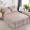 dày Hàn Quốc bông bedspread giường váy một mảnh cộng với bông giường trải giường che 1,5 1.8m mét vải bộ nệm - Váy Petti