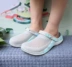 New Cross Crocs Crocs Giày nam Crocs Giày nữ Đế mềm Giày đôi Giày đế ngang Dép đi biển Dép | dép quai hậu nhựa dép phòng khám 