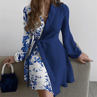 Autumn Dress WOMEN FASHION PARTY SPLICING DRESSSSES For Ladies