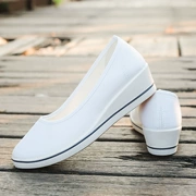 Y tá giày mùa hè nữ 2018 giày vải mới bệnh viện thẩm mỹ viện làm việc giày thoáng khí khử mùi không trượt đáy mềm