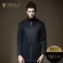 PINLI sản phẩm trong mùa đông nam dài phần mỏng bông áo của nam giới thủy triều B164205108 áo khoác bò nam