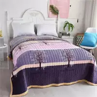 Pha lê giường nhung bao gồm một mặt của hai mặt cashmere bông trải giường ba-side bông thảm không trơn trượt san hô lông cừu chăn nằm trên giường - Trải giường drap giường 1mx2m