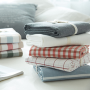 Bông rửa quilt cover mảnh duy nhất màu rắn 200 × 230 đôi 1.5 m 1.8m2.0 khăn trải giường quilt cover cotton