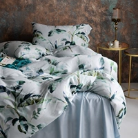 Cao cấp ánh sáng sang trọng 60 hai mặt Tencel bốn mảnh bộ mát mẻ mượt Áo Áo lụa tốt quilt cover sheets bộ chăn ga gối cotton