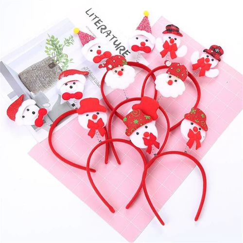 Рождественский детский креативный ободок, подарок на день рождения