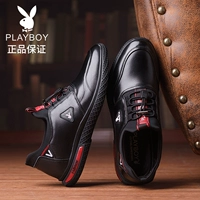 Playboy, летняя трендовая высокая спортивная обувь для отдыха для кожаной обуви, из натуральной кожи, в корейском стиле
