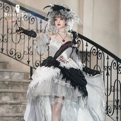 taobao agent Swan, doll, dress, Lolita OP, Lolita style