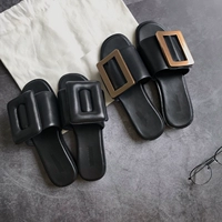 Модные классические кожаные сандалии, европейский стиль, популярно в интернете, из натуральной кожи