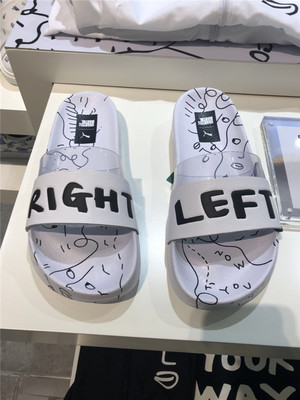 Yooomi韩国代购puma X Shantell Martin Leadcat休闲拖鞋 郑大大鞋业