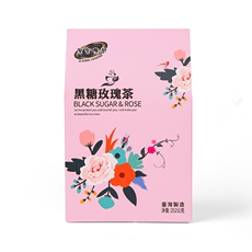 Цветочный нектар 黑金传奇 黑糖玫瑰茶 252g 中国台湾地区
