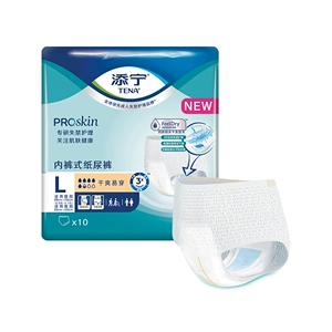 TENA/天宁 Подгузники-трусы PROskin, сухие и удобные в носке, размер L, 10 шт.