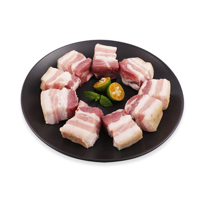 Кубики свиной грудинки Ye Nong Ding'an из черной свиньи 300г/коробка