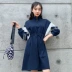 Quần áo Handu 2019 mùa thu mới của phụ nữ Hàn Quốc khí chất eo cao váy khảm váy NA12220 - váy đầm chân váy xòe dài váy đầm