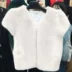 Áo mùa thu 2018 mới nhung nước cộng với cotton lông cáo dày lông ngắn tay áo lông chần vest vest sang trọng áo lông gile Faux Fur