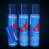 3 бутылки фокусного газа