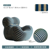 Большой [синий и желтый+полосатый шарик] Постановление хлопка