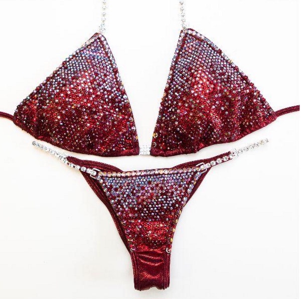 Сексуальный красный декор, купальник, США