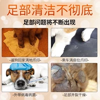 Thú cưng làm sạch bọt bọt chân chó rửa lỏng Teddy chăm sóc chân mèo - Cat / Dog Beauty & Cleaning Supplies 	lược chải lông cho mèo	