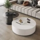 bàn trà vuông Ý tối giản bàn trà tròn ánh sáng căn hộ nhỏ sang trọng bàn trà gỗ nguyên khối Internet người nổi tiếng đơn giản hiện đại Tủ TV kết hợp bàn ghế gỗ hiện đại