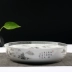 Lớn sứ trắng xanh đôi nước lưu trữ tròn gốm sứ khay trà biển hộ gia đình đơn giản Kung Fu bộ trà bàn trà khay - Trà sứ Trà sứ