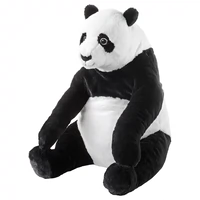 Uneggoskig Panda 4cm unceggs curg panda 4cm