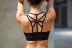 Áo ngực thể thao nữ khiêu vũ mùa hè yoga tập thể dục chống sốc vẻ đẹp trở lại đôi vai dây đeo vest thấm mồ hôi tập thể dục Yoga