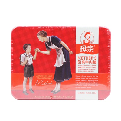 [母亲牛肉棒(经典原味) 208g/盒]