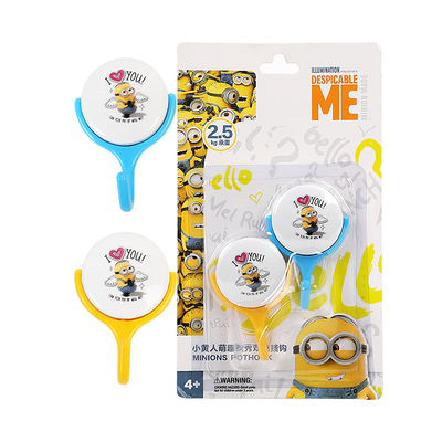 Крючок Longstar minion милый и умный, двухцветный 5*7см 2 шт./ряд