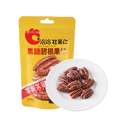 Орехи Qiaqiazhuang Орехи пекан с коричневым сахаром 40г/пакет