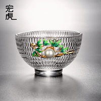Стекло главная чашка молоток чай чашка японская стиль маленькая чашка огня -Устойчивый
