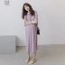 Đầm bà bầu mùa hè 2020 Thời trang Hàn Quốc giản dị giản dị giữa áo thun dài mẹ ra ngoài cho con bú - Áo thai sản Áo thai sản