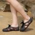 Mẹ dép nữ giày thạch giày của phụ nữ giày bãi biển dép nhựa của phụ nữ giày phẳng phụ nữ mang thai giày dép nước phụ nữ Sandal