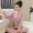 Phụ nữ trung niên đồ ngủ dài tay cotton cộng với phân bón XL Phiên bản Hàn Quốc của bộ đồ béo cổ tròn MM phù hợp với dịch vụ mặc nhà đồ bộ dài tay mặc nhà